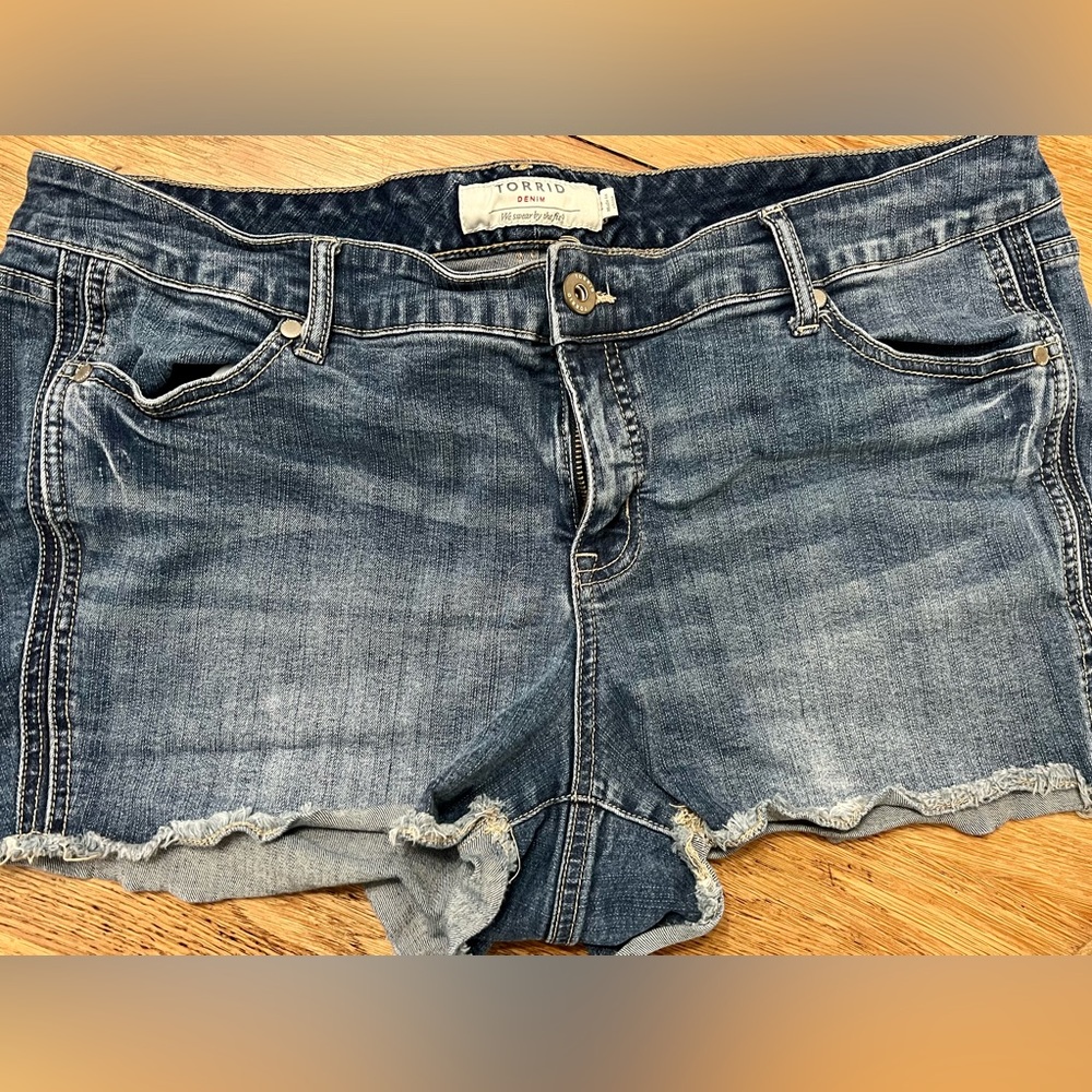 Torrid jean shorts
